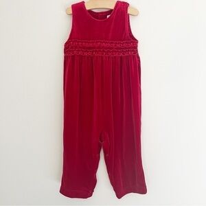 Vintage The Children’s Place Christmas Holiday Jumpsuit Overall 24 months